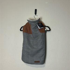 Eddie Bauer Gray and Brown Dog Coat